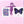 Mr Zip Leaning Rubber stamp