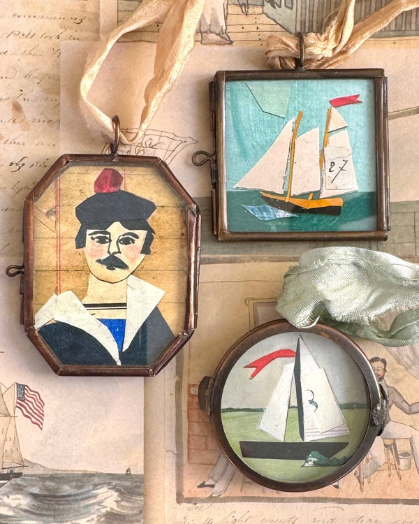 Sail No. 8 ~ Small Locket