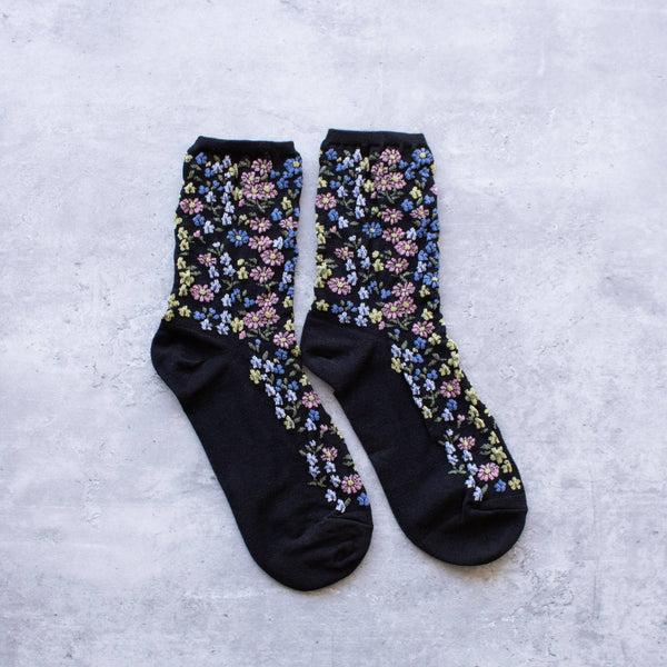 Women's Romantic Floral Socks