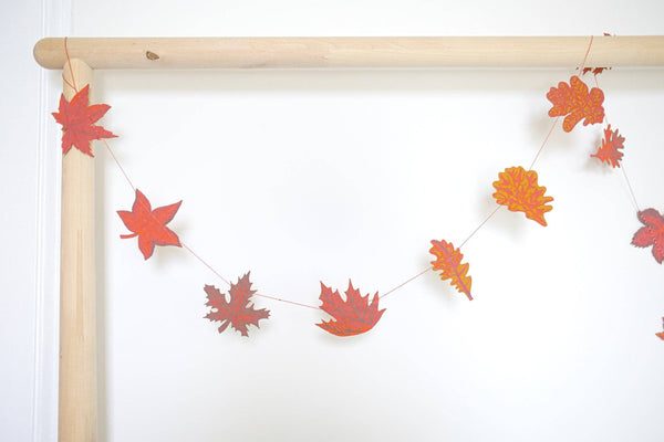 AUTUMN LEAVES SEWN GARLAND