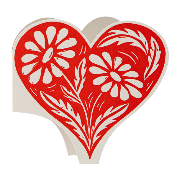 Botanical Heart | Cut-Out - Greeting Card
