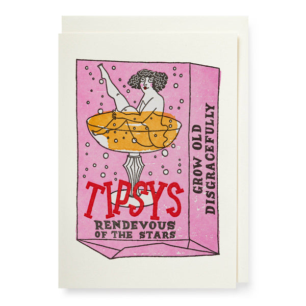 Tipsys Sugar Cube  | Notelet Card