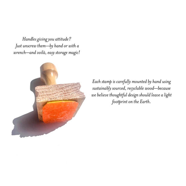 Handle with Care Rubber Stamp for Packaging & Mail