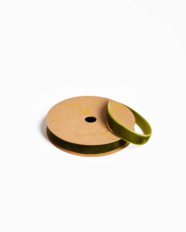 Velvet Ribbon - Moss