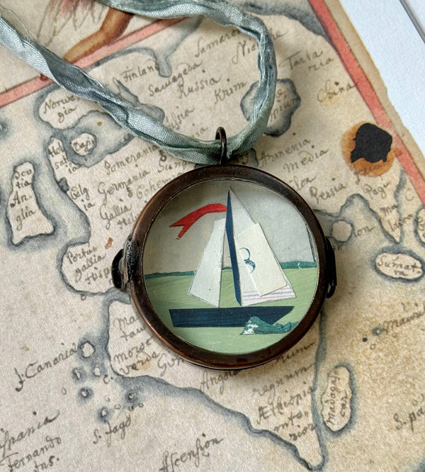 Sail No. 8 ~ Small Locket
