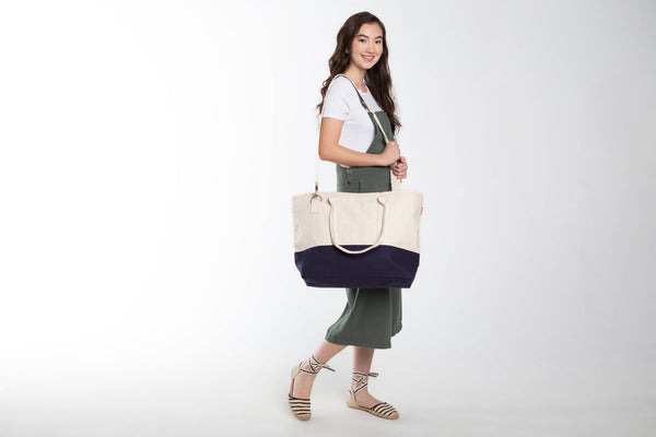 Colorblock Utility Tote