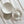 Japanese hand citrus juicer squeezer white ceramic pottery