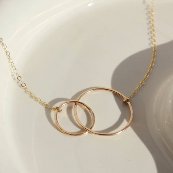 Unity Necklace in 14k Gold Fill or Sterling Silver 