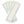 Five Long Self Adhesive Labels with Turquoise border