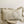 Pure French Linen Ruffle Lumbar - Olive Pinstripes