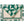 10 Postcards with Patterned Border in Bottle Green