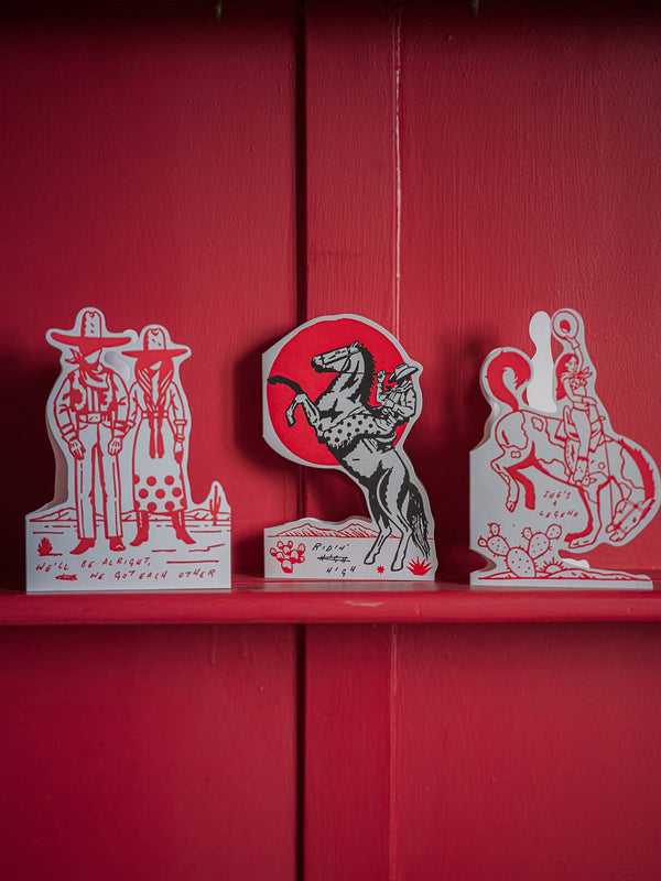 Wild At Heart Cowboy | Cut-Out - Greeting Card
