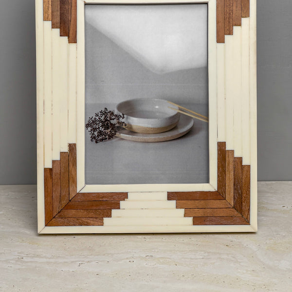Bone & Wood Photo Frame 5 X 7