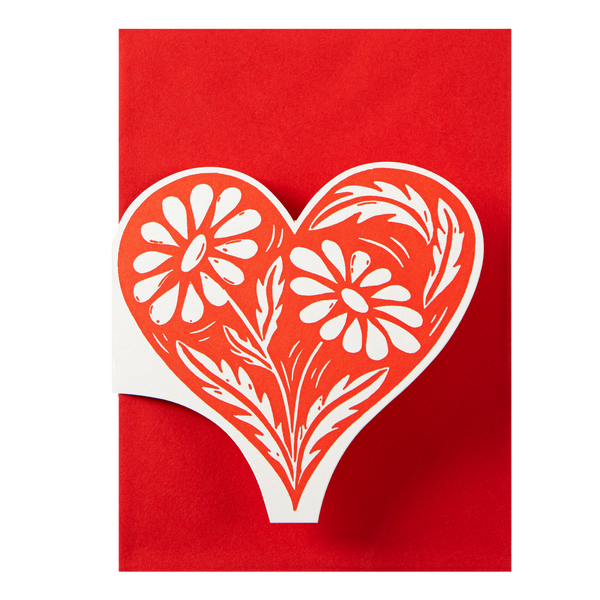 Botanical Heart | Cut-Out - Greeting Card