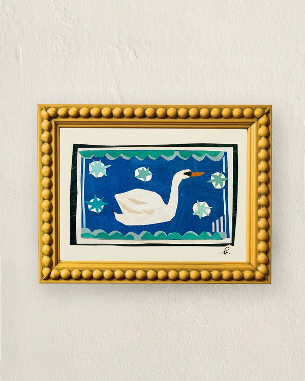 Sweet Swan framed art print