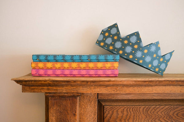 Blue Paper Crowns