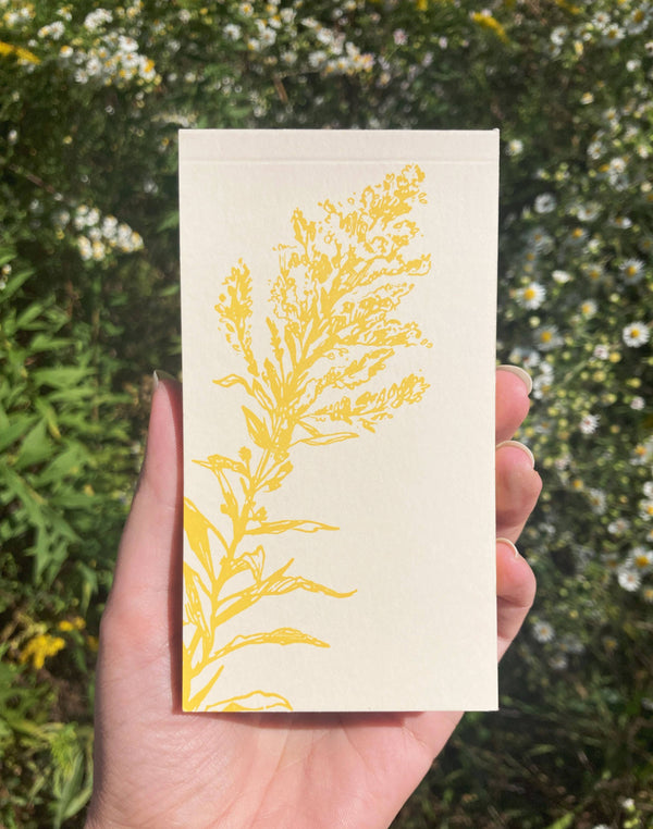 Mini Goldenrod Notebook