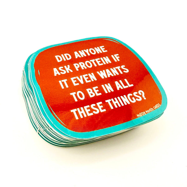 Ask Protein vinyl sticker