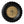 Petal Round Frame, Black Resin - 4 inch