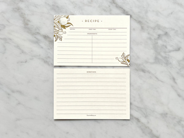 Recipe Binder Set