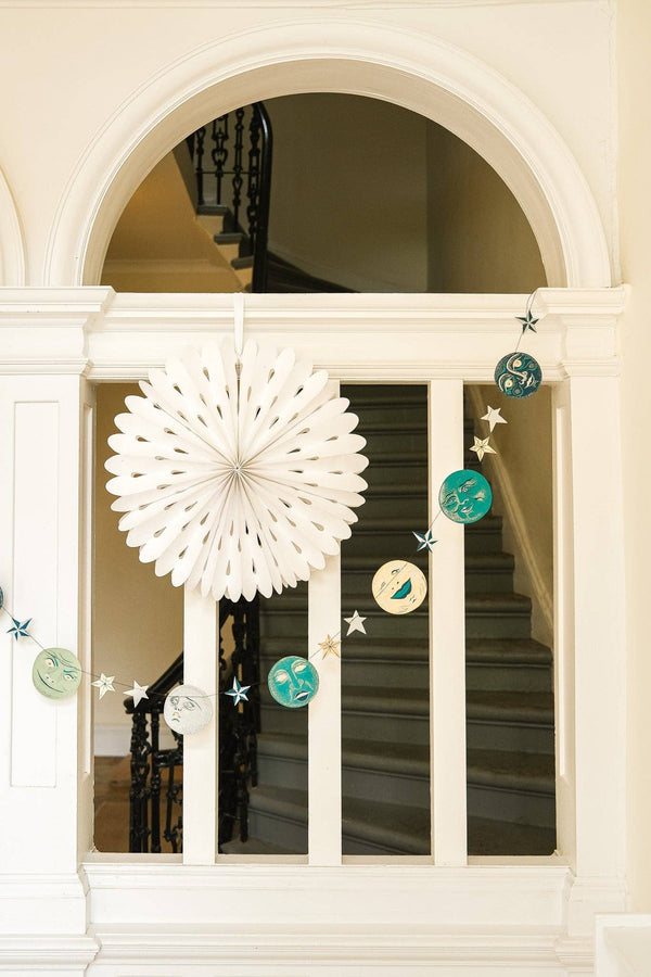 MAN ON THE MOON SEWN GARLAND