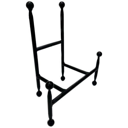 Small Black Iron Chair Easel - 10"