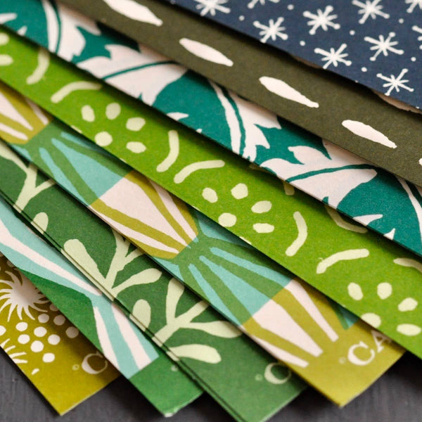 Small Sheets of Paper Green