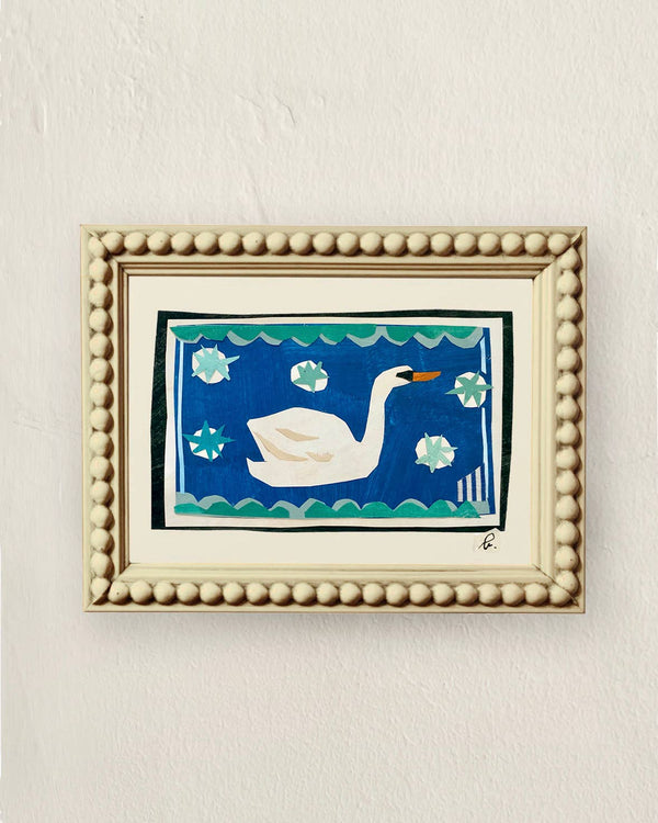 Sweet Swan framed art print