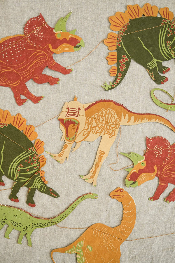 DINOSAURS SEWN GARLAND