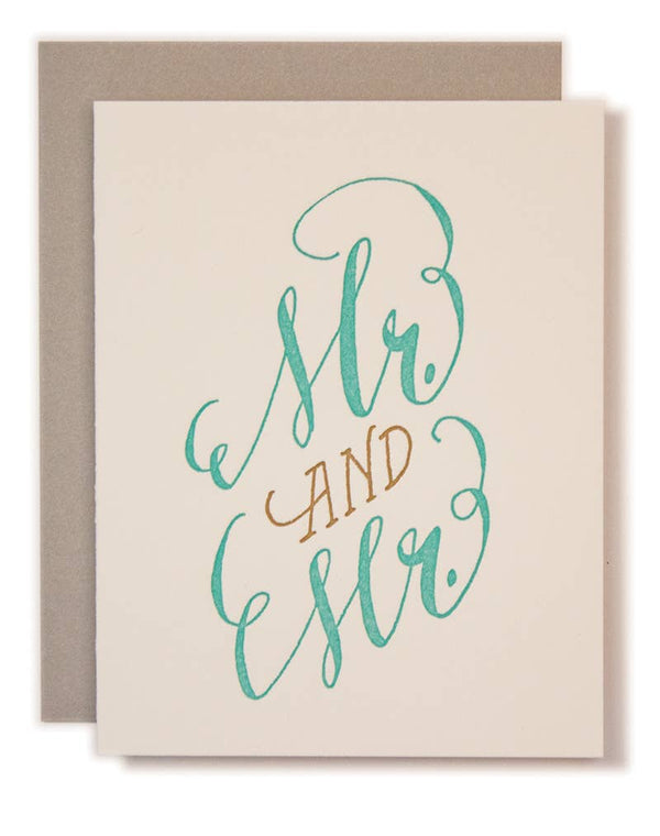 Mr. And Mr Card Wedding Card
