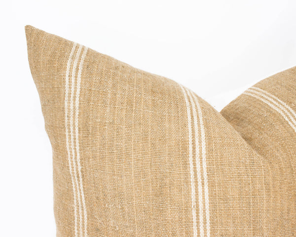 Priya - Tan Indian Wool Pillow Covers