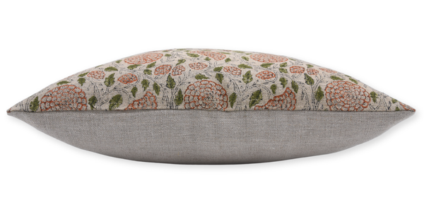 Luxury Hand-Printed Thick Linen Cushion Cover-Karwachauth