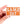 Orange Game Day Embroidered Iron-On Patch Football Tailgate