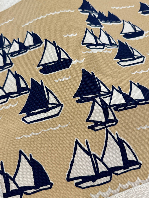 Flat Pencil SAILING Zipper Pouch