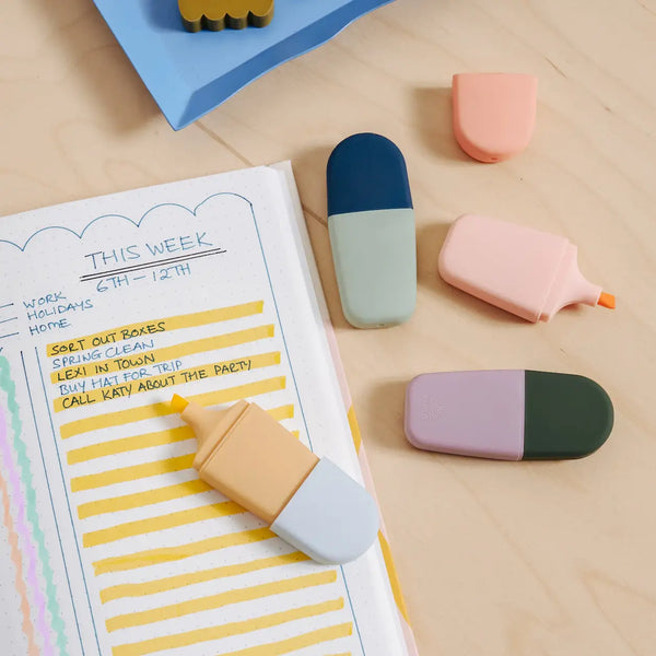 Bright Ideas Mini Highlighters Set of 4