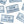 New England Patch – Blue Gingham Embroidered Iron-On