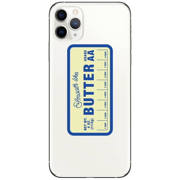 Smooth Like Butter Funny Food High Quality Vinyl Sticker