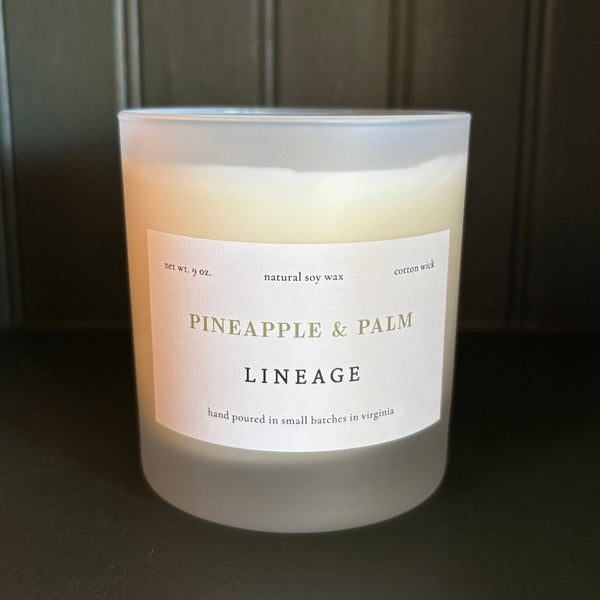 Pineapple & Palm Candle