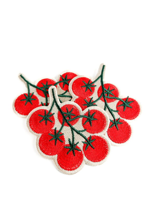 Tomato Vine Embroidered Patch Garden Lover Iron On Patch Hat