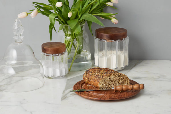 Vintage English Bread Board: Bread, Small, Natural