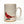 Red Cardinal Pattern Handmade Ceramic White 16oz Mug