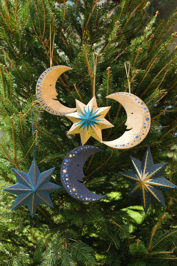 Twinkling Star Screen-Printed Board Golden Star Screen-Printed Board Decoration