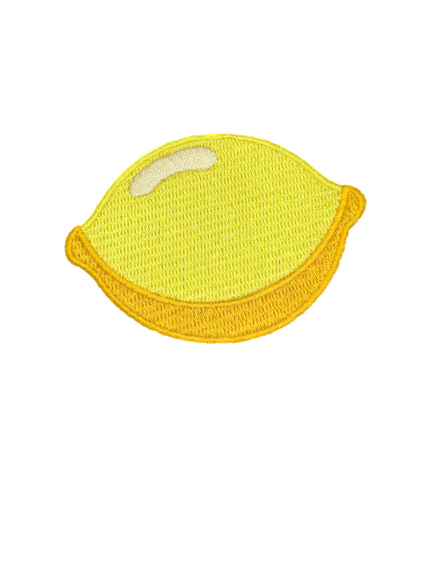 Lemon Embroidered Patch Citrus Fruit Patch Yellow Iron Food