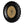Petal Round Frame, Black Resin - 4 inch