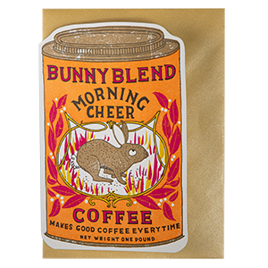 Coffee Tin | Cut-Out - Greeting Card