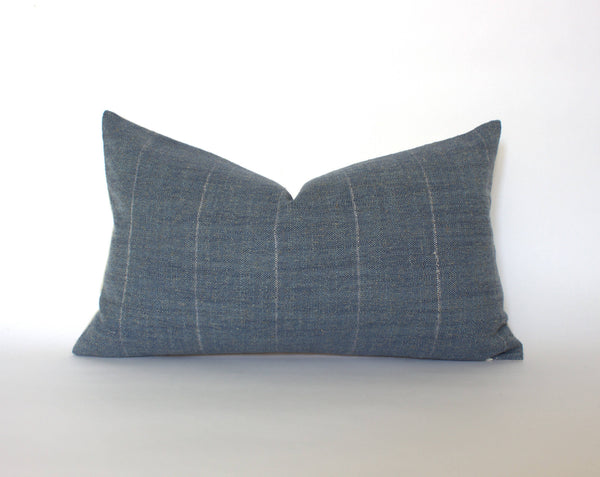 Dark Blue Lumbar Cover, Throw Pillows for Couch | Marina