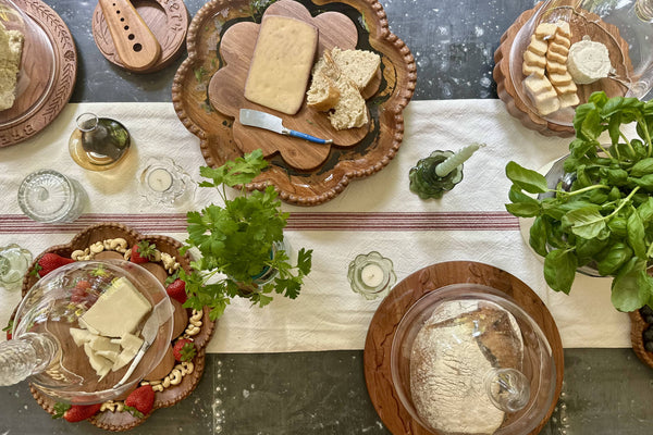 Vintage English Bread Board: Bread, Small, Natural