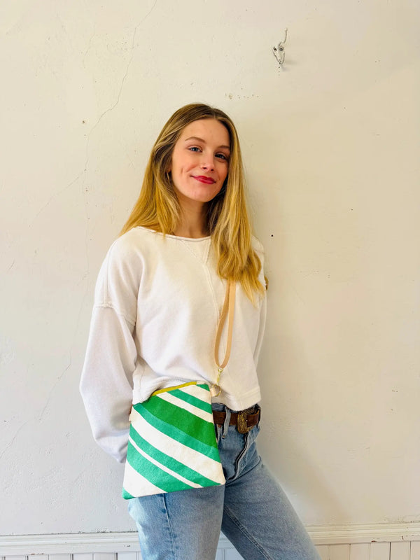 Judy Crossbody Bag – Vintage Stripe
