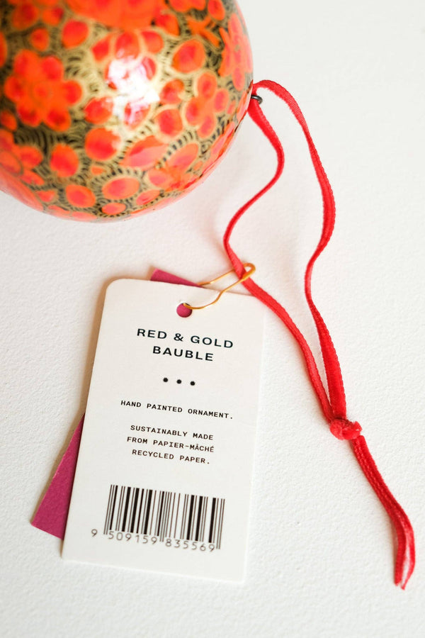 Red and Gold Bauble
