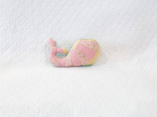 Vintage Quilt Stuffed Whale - Assorted Quilts
